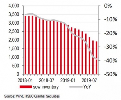 匯豐銀行預測：明后年出欄量會更少！豬價走勢將如何？