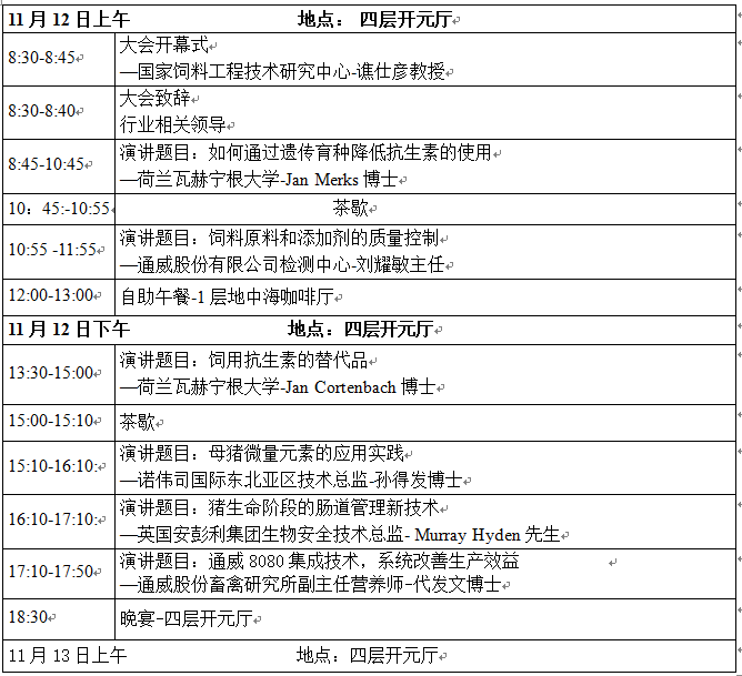 第六屆全國母豬營養與飼養管理高端研討會荷蘭專場第三輪通知